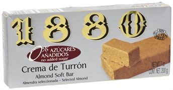 1880 CREMA DE TURRÓN 0% AZÚCARES AÑADIDOS