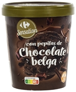 CARREFOUR SENSATION Con Pepitas de Chocolate Belga