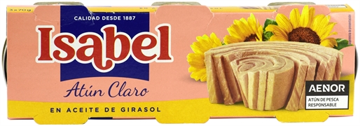 ISABEL ATÚN CLARO EN ACEITE DE GIRASOL