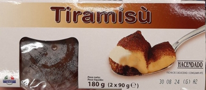 HACENDADO (MERCADONA) Tiramisú