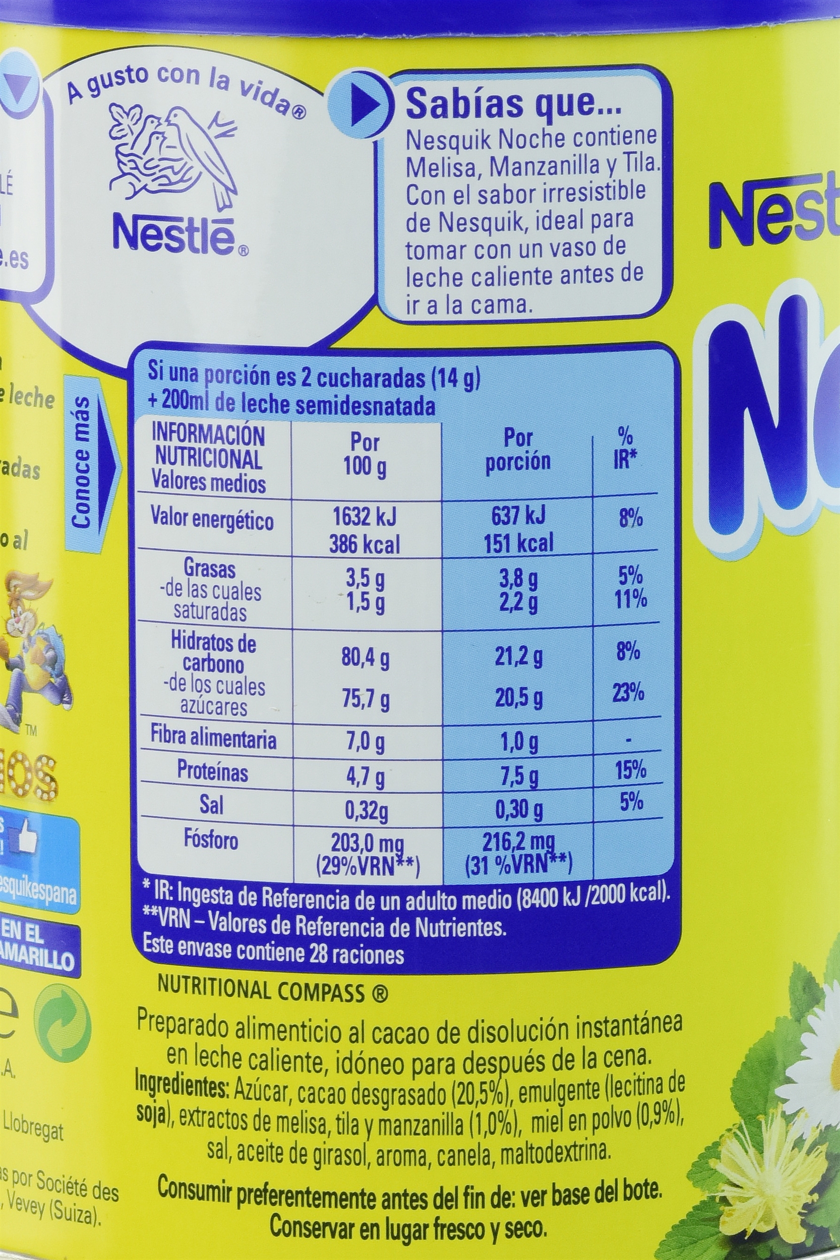NESTLÉ NESQUIK NOCHE