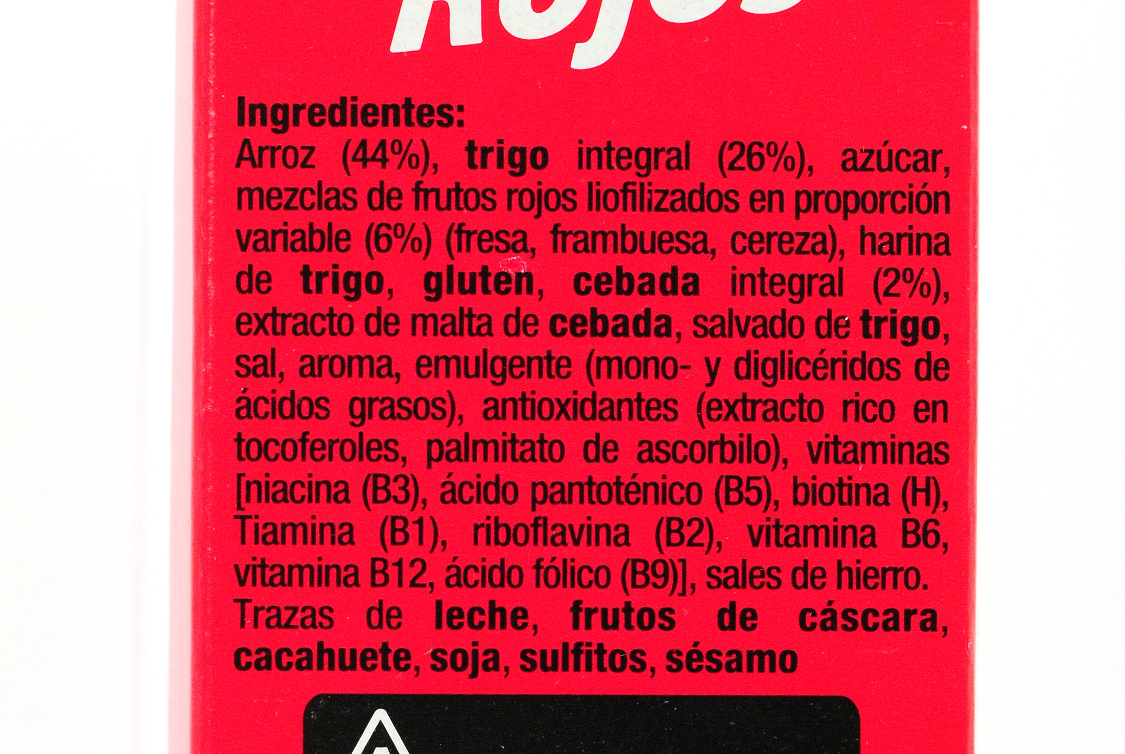 HACENDADO LÍNEA V (MERCADONA) FRUTOS ROJOS.