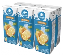 CARREFOUR CLASSIC NARANJA SIN AZÚCARES AÑADIDOS