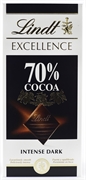 LINDT EXCELLENCE INTENSE DARK, 70% COCOA