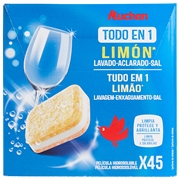 AUCHAN (ALCAMPO) LAVAVAJILLAS TODO EN 1 LIMÓN