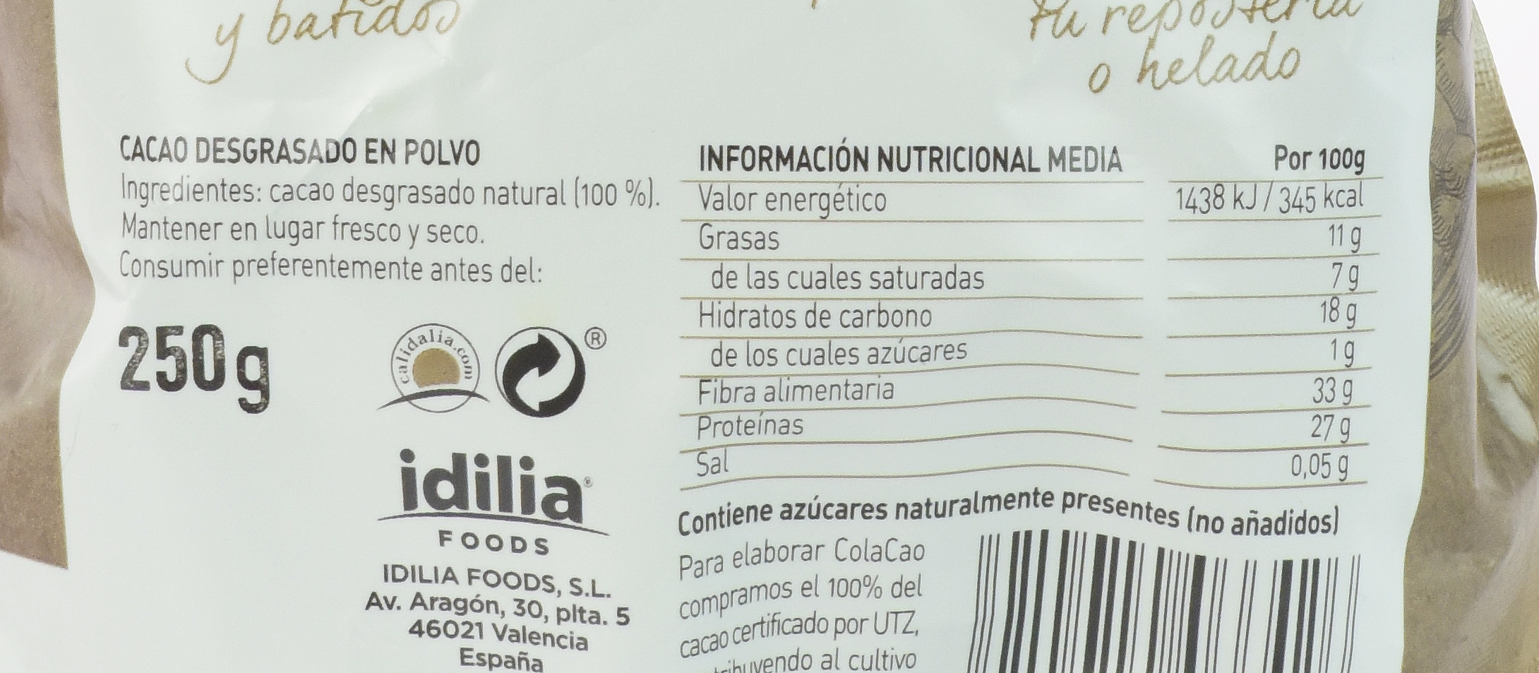 COLA CAO PURO
