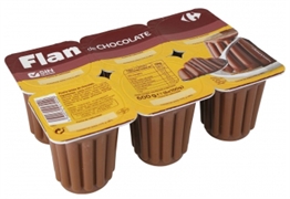 CARREFOUR CLASSIC Flan de chocolate