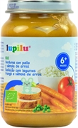 LUPILU (LIDL) Verduras con pollo y sémola de arroz. Ecológico
