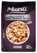 HACENDADO (MERCADONA) MUESLI 50% FRUTAS & FRUTOS SECOS