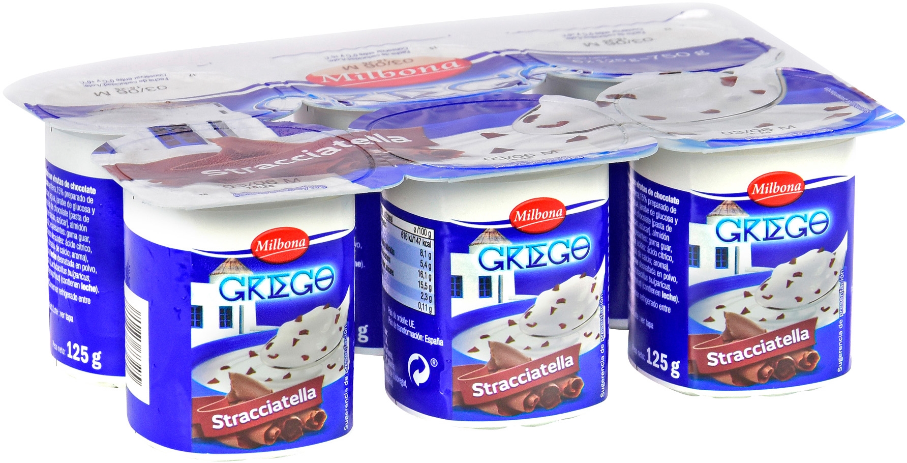 MILBONA (LIDL) GRIEGO STRACCIATELLA.