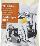 EROSKI PATATAS FRITAS CORTE TIPO PAJA