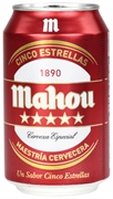 MAHOU  5 ESTRELLAS CERVEZA ESPECIAL