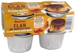 AUCHAN (ALCAMPO) Flan de huevo al baño María