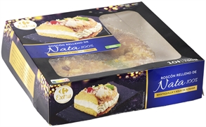 CARREFOUR EXTRA ROSCÓB RELLENO DE NATA 100%