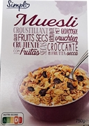 SIMPL (CARREFOUR) Muesli crujiente con frutas secas
