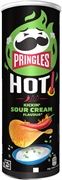 PRINGLES HOT KICKIN' SOUR CREAM FLAVOUR