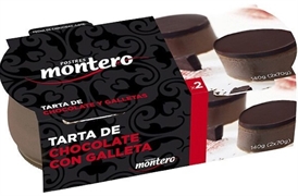 MONTERO Tarta de chocolate y galletas