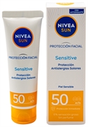NIVEA SUN FACIAL SENSITIVE 50 PROTECCIÓN ANTIALERGIAS SOLARES