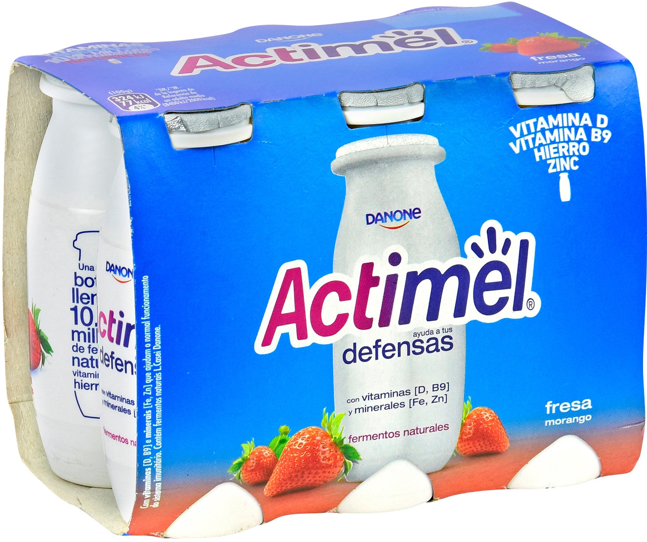 ACTIMEL (DANONE) FRESA.