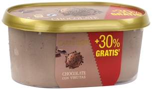 CARTE D'OR CHOCOLATE CON VIRUTAS.
