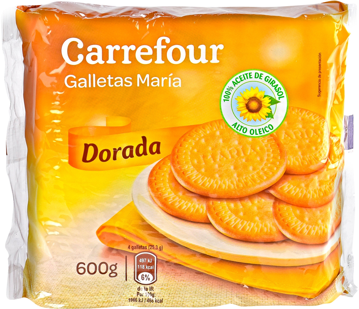 CARREFOUR GALLETAS MARÍA DORADA.