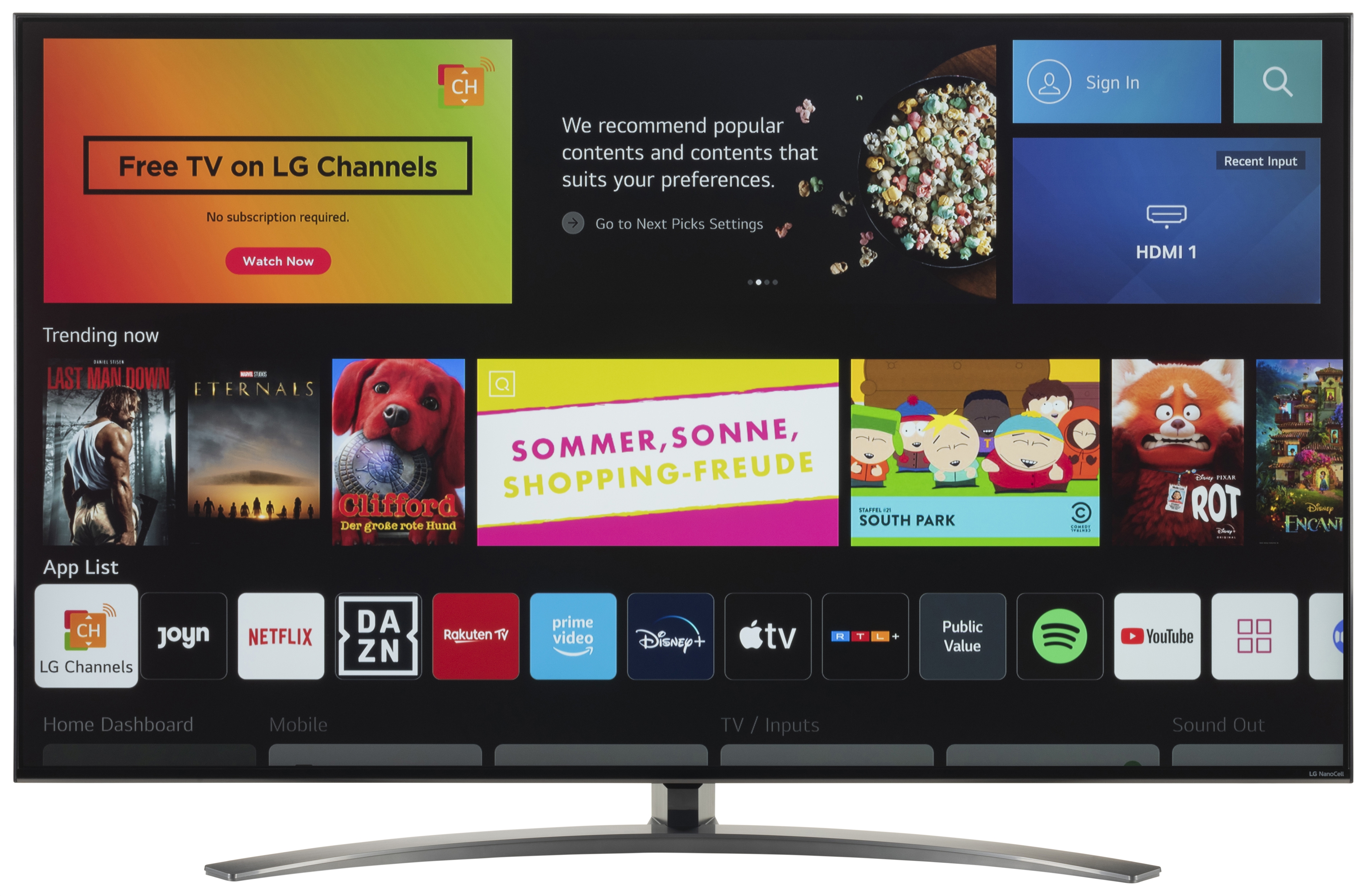 LG 55NANO826QB