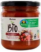 AUCHAN BIO (ALCAMPO) TOMATE FRITO CON ACEITE DE OLIVA VIRGEN EXTRA (5%)