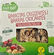 GUT BIO (ALDI) BARRITAS CRUJIENTES CACAHUETE, SEMILLAS DE CALABAZA, ALMENDRA Y GUINDA