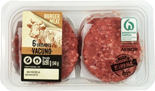 LIDL BURGER MEAT, VACUNO