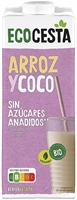 ECOCESTA Arroz y coco sin azúcares añadidos
