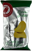 AUCHAN (ALCAMPO) PATATAS FRITAS ONDULADAS CON SABOR AL AJILLO