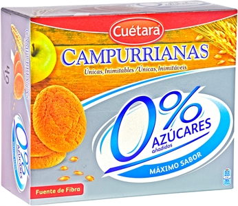 CUÉTARA CAMPURRIANAS 0% AZÚCARES AÑADIDOS.