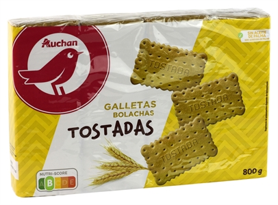 AUCHAN (ALCAMPO) GALLETAS TOSTADAS