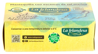 LA IRLANDESA Mantequilla con escamas de sal marina