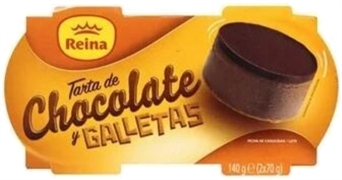 REINA Tarta de chocolate y galletas