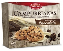 CUÉTARA Campurrianas con trocitos de chocolate