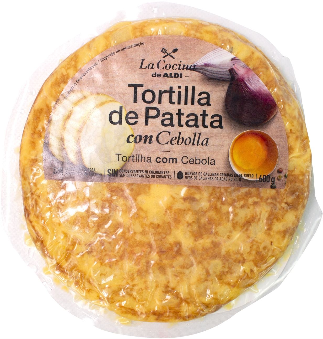 LA COCINA DE ALDI TORTILLA DE PATATAS CON CEBOLLA análisis y