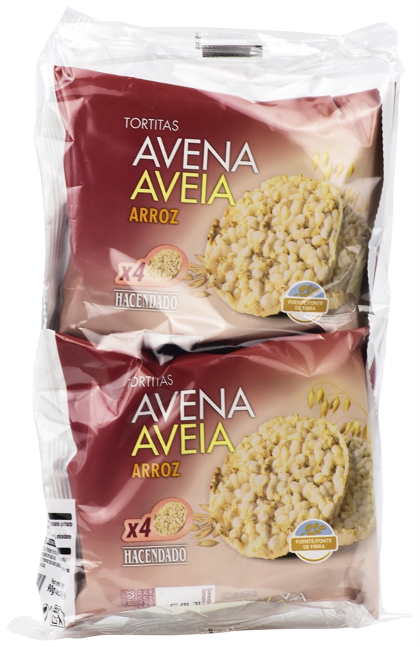 HACENDADO (MERCADONA) TORTITA DE AVENA Y ARROZ 2026| OCU